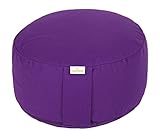 Yogabox Meditationskissen BASIC, Abnehmbarer Bezug aus 100% Baumwolle, Höhe 13-18 cm,...
