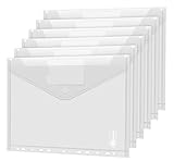Agoer 36 pack dokumententasche a4 sichttasche dokumenten mappen brieftaschen tasche für...