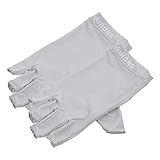 CALLARON 1 Paar Sonnenschutzmittel fingerlose Handschuhe für Nagelkunst Handschuhe Frauen...