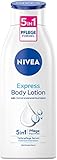 NIVEA Express Body Lotion (400 ml), leichte, schnell einziehende Körperlotion,...