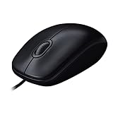 Logitech M90 Maus mit Kabel, 1000 DPI Sensor, USB-Anschluss, 3 Tasten, Für...