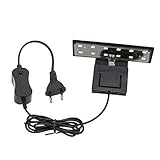 GERUI Aquarienlampe LED Aquarium Licht 220V 6W Nano Aquarium Beleuchtung für...