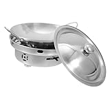 OKUMEYR Edelstahl Hot Pot Küchenkochset Mit Deckel Und Verschleißfestem Spirituskocher...