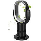 Simple Deluxe Rotorloser Ventilator Leise, 360° drehbarer Luftkühler mit 10...