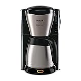 Philips Café Gaia Filterkaffeemaschine – Edelstahl-Thermoskanne, Tropf-Stopp,...