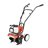chennnls Gartenfräse Benzin, 2-Takt 52CC Rasenboden bodenhacke Grubber Motorhacke Benzin...
