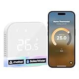 Meross Thermostat Matter Heizungsthermostat Heizung Smart Digital WLAN Raumthermostat für...