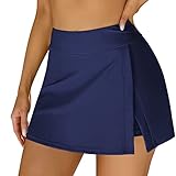 Yinguo Badeanzug für Frauen mit Shorts Baderöcke Frauen Split Badeanzug Rock Eingebaute...