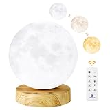 Deng Jr Tageslichtlampe 10000 Lux Moon Lichttherapielampe,Simulation von...