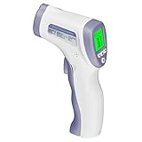 AMASANA 2in1 Infrarot Fieberthermometer, kontaktlos für die Stirn, Babythermometer und...