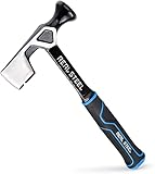 REAL STEEL 0521 Ultra Onepiece Trockenbauhammer aus Stahl mit gefräster Schlagfläche,...