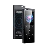 64GB MP3 Player Bluetooth - DODOSOUL MP3-Player mit Kopfhörer FM Radio Diktiergerät...