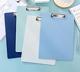 4 Stück A4 Klemmbretter,Multicolor Plastik Klemmbretter,Klemmbretter mit...