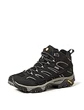 Merrell Herren Moab 2 Mid Gtx Trekking- & Wanderstiefel, Schwarz, 43 EU