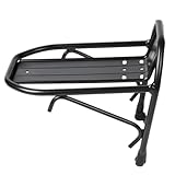 SHBHWS Fahrradgepäckträger Fahrradgepäckträger Cargo Heck Rack Koffer Regal Radfahren...