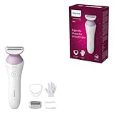 Philips Lady Shaver Series 6000 – Kabelloser Nass- und Trockenrasierer mit 4...