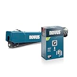 NOVUS TOOLS Hammertacker J-033 Set + 5000 Flachdrahtklammern - Robuster Schlagtacker für...