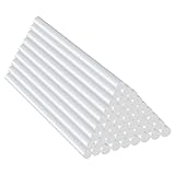 200 Stück Klebestick Ø 7 mm x 100 mm, Mini Klebesticks, Durchsichtig Heißklebestifte,...