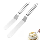 2 Stück Tortenmesser,Winkelpalette,Zwei Verschiedene Größen von Tortenmessern...