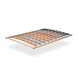 i-flair 7-Zonen Lattenrost TFlex50F 140x200 cm Teller Lattenrahmen Hergestellt...