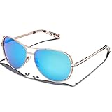 CARFIA Verspiegelte Damen Sonnenbrille Polarisierte Hoch UV Schutz Pilotenbrille...