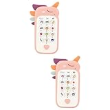 UPKOCH 2st Handy Für Kinder Kinderspielzeug Telefone Festnetz Schnurlos Schnurloses...