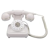 Retro-Festnetztelefon, Klassisches Altmodisches Vintage-Wähltastentelefon mit...