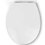 Pipishell Toilettendeckel, WC Sitz mit Absenkautomatik, Quick-Release Funktion für...