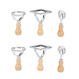 CAROSOATO 2X Ravioli Stempel Hersteller mit Roller Rad Set, Form mit Holzgriff für...