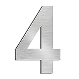 nanlyiau 6in/15.3cm edelstahl hausnummer hausnummern aus edelstahl Hausnummern...