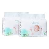 ECO BY MAMI - Ökologische Windel, 70 % biologisch abbaubar, hypoallergen, Größe S