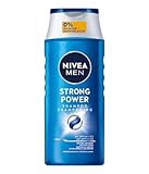 NIVEA MEN Strong Power Shampoo, kräftigendes Haarshampoo ohne Silikone und Mikroplastik,...