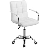 Yaheetech Bürostuhl Schreibtischstuhl Drehstuhl Drehocker Arbeitshocker mit...