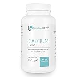 FürstenMED® Calcium Citrat Kapseln - Calcium hochdosiert - Reines Calciumcitrat - 120...
