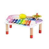 Holz Percussion Spielzeug, Sensorisches Lernspielzeug, Baby Musikspielzeug für Babys
