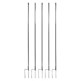 horizont strongLine Fiberglaspfähle 120cm hoch, 13mm ⌀, 5 Stück, mit...