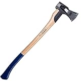 Germania Spaltaxt aus Hickoryholz - Spaltkopf 2000g Länge 74cm - Stiel aus Holz - mit...