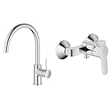 GROHE Start Classic - Einhand- Spültischarmatur & BauEdge - Badewannenarmatur...