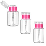 3 Stück Nagellackentferner Pumpflasche 150 ml Nagellackentferner Flasche mit Pumpspender...