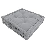 CB Home & Style Bodenkissen Hundekissen Sitzkissen 48x48x12cm (Anthrazit)