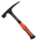 Risegun Geologischer Hammer - Professioneller Steinschlaghammer mit flachem...