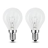 EASYIVY Backofenlampe E14 G45, Backofen Glühbirne E14 Dimmbar, 45mm x 76mm, Bis 300°C...