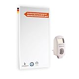 Könighaus Infrarotheizung - 600 Watt - Eco-Modell - weißer Rahmen - TÜV SÜD - 5 Jahre...