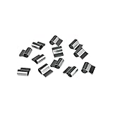 Windhager Lichtschachtabdeckung Edelstahl, Befestigungklammern, 12 Stück, 03779