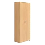 TALENT 3 Schuhschrank hoch, Buche Optik - Vielseitiger Mehrzweckschrank mit...