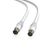 conecto TV-Kabel, Antennen-Kabel, Koaxial-Kabel, IEC-Stecker auf IEC-Buchse,...