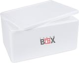 THERM BOX Styroporbox Thermobox für Essen & Getränke Styropor Kühlbox Warmhaltebox...