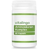 Aminosäuren Komplex Kapseln - Hochdosiert - 60 Aminosäurenkapseln à 445 mg