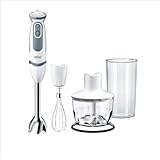 Braun Stabmixer MQ 5235WH Stabmixer – MultiQuick 5 Vario Pürierstab mit Edelstahl...
