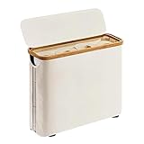 Toilettenpapier-Aufbewahrung, tragbarer Toilettenpapierkorb, Badezimmer-Tücherhalter,...